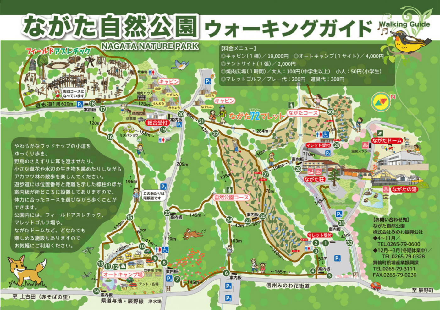 ながた自然公園 ウォーキングガイド